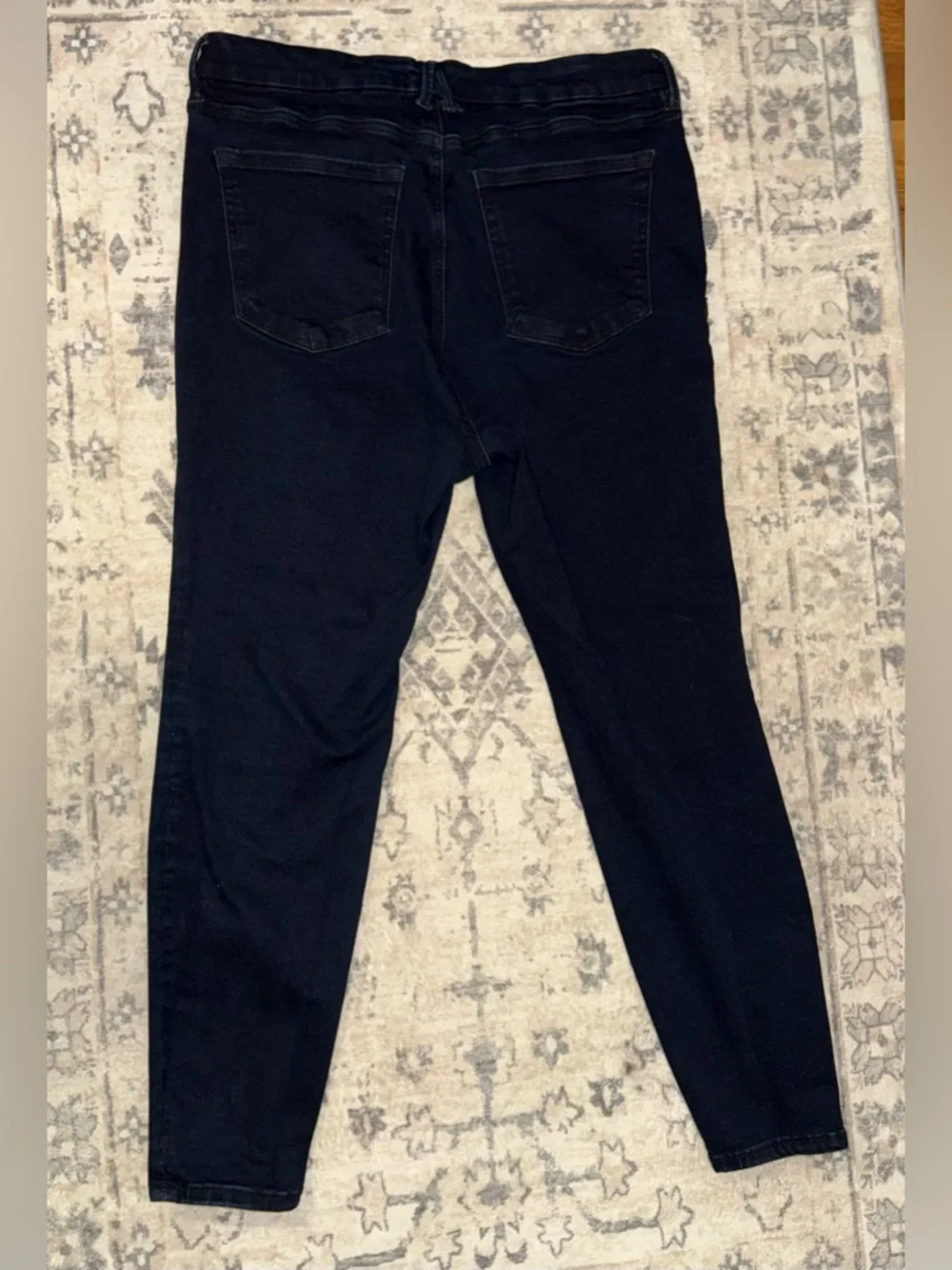 Good American Women's Good Legs Skinny Jeans Dark Blue 14-18 - Picture 6 of 7